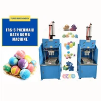 Semi-Auto Pheumatic Bath Bomb Molding Salt Ball Press Forming Machine